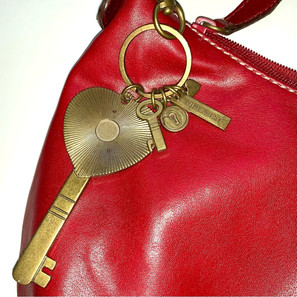 Y2K Nine West Hobo Leather Shoulder Bag - Picture 10 of 11